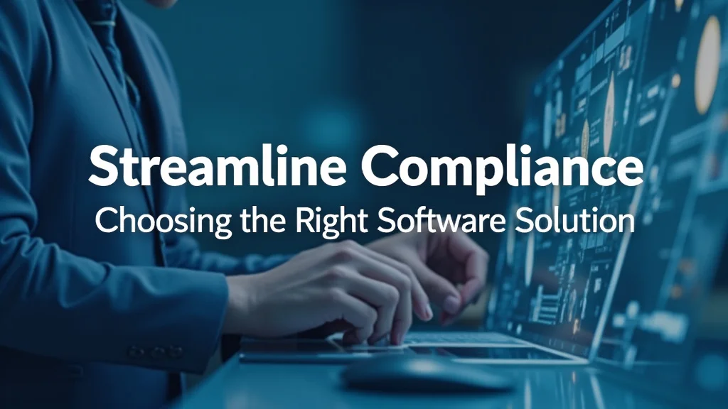 Streamline Compliance: Choosing the Right Software Solution